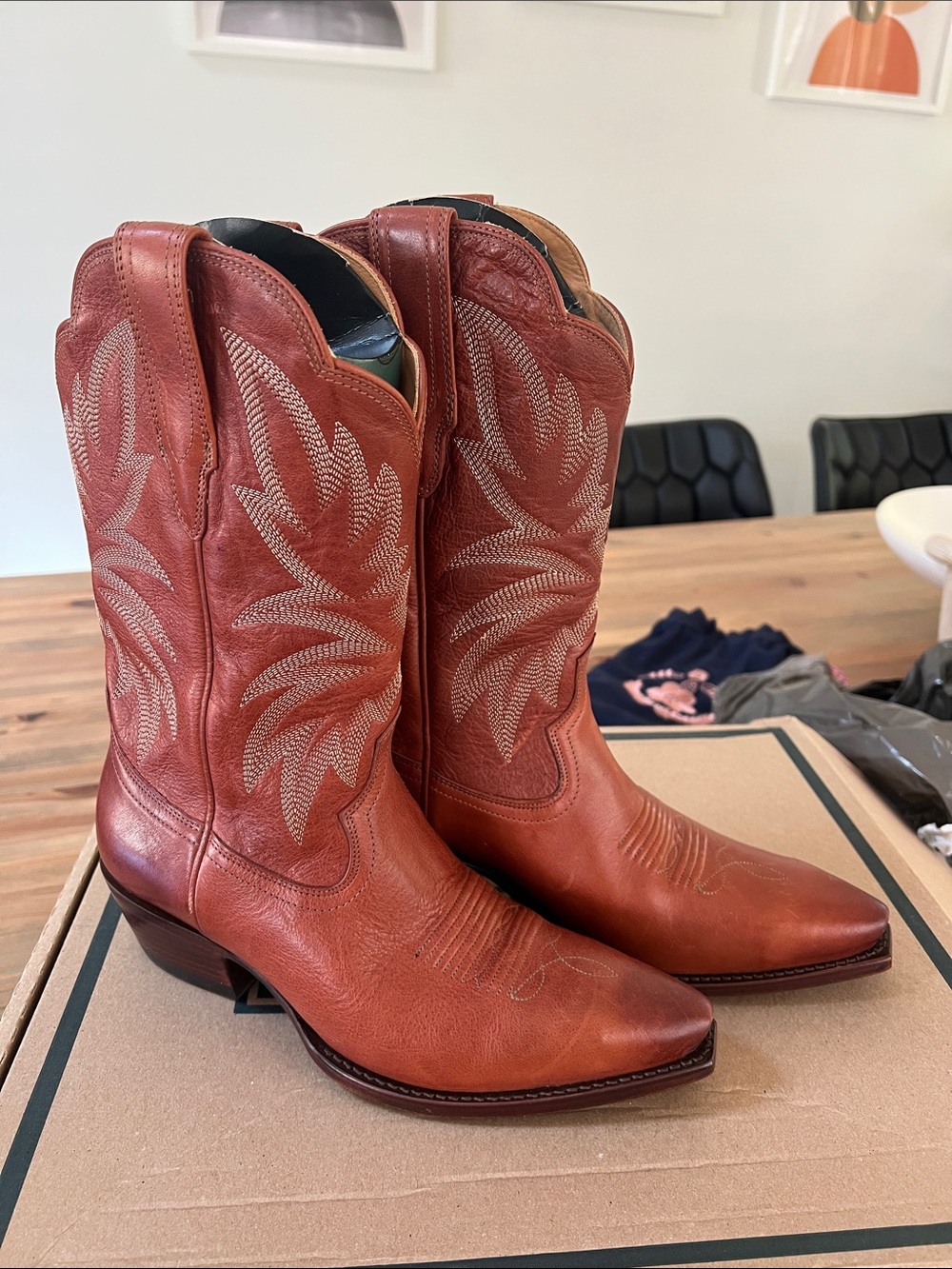 Tecovas Women's Sadie Rustic Brown  Boots 8.5